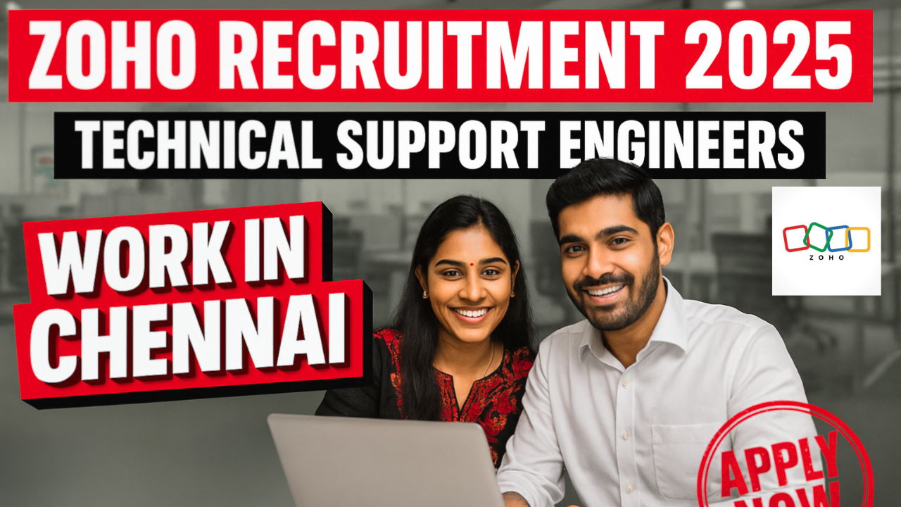 ZOHO Recruitment Banner
