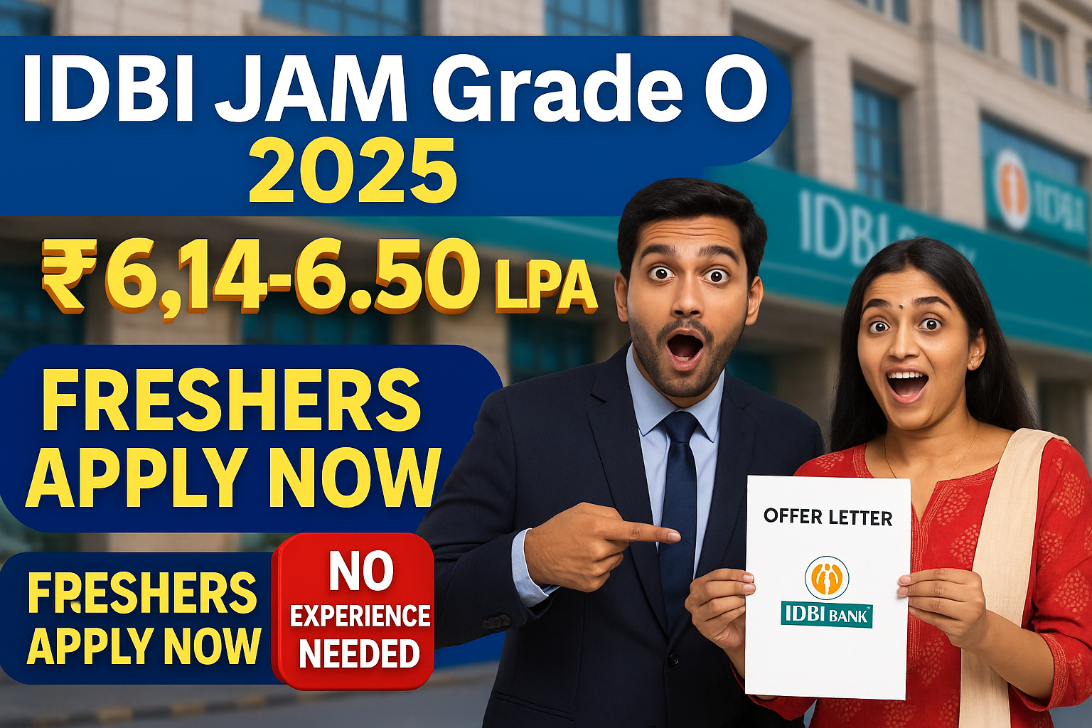 IDBI JAM 2025 Notification