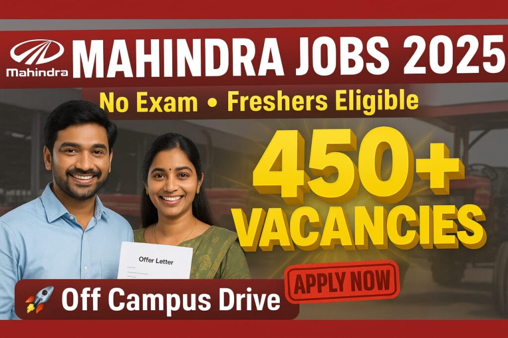 Mahindra Off Campus Hiring 2025 Tamil